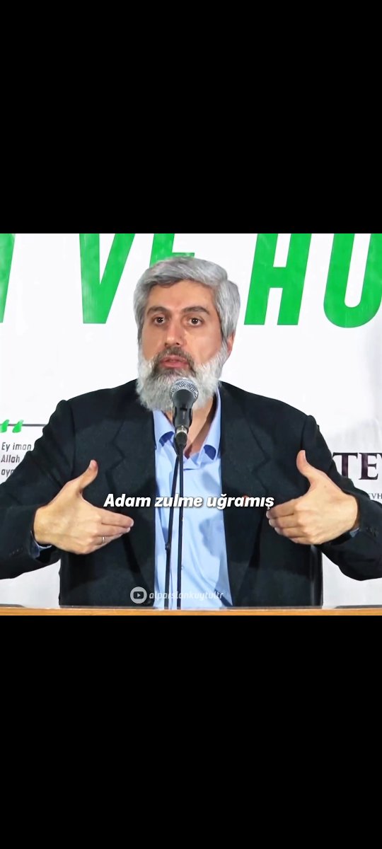 Adam zulme uğramış, sen ona namazı anlatıyorsun..