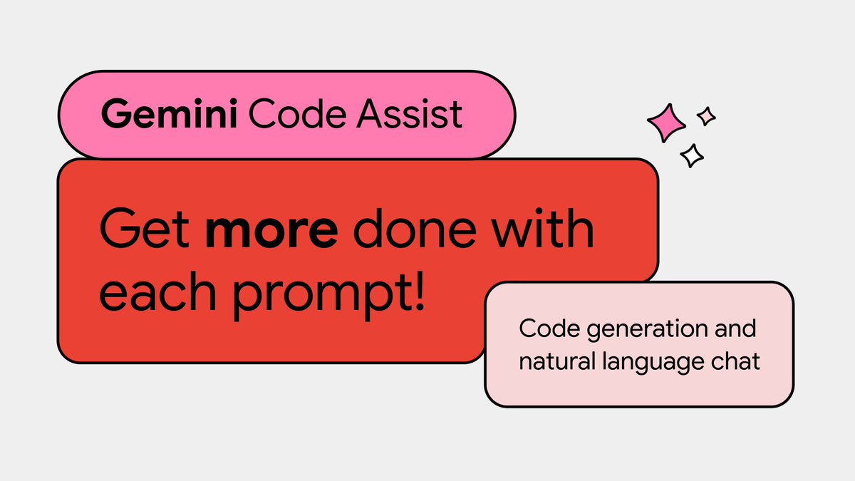 AI-powered coding, built for developers. 💡 Gemini Code Assist for individuals now brings: ⚡ Up to 180K code completions/month 🤖 AI-powered code reviews for GitHub 🛠️ Coding assistance in VS Code and JetBrains IDEs Start building →