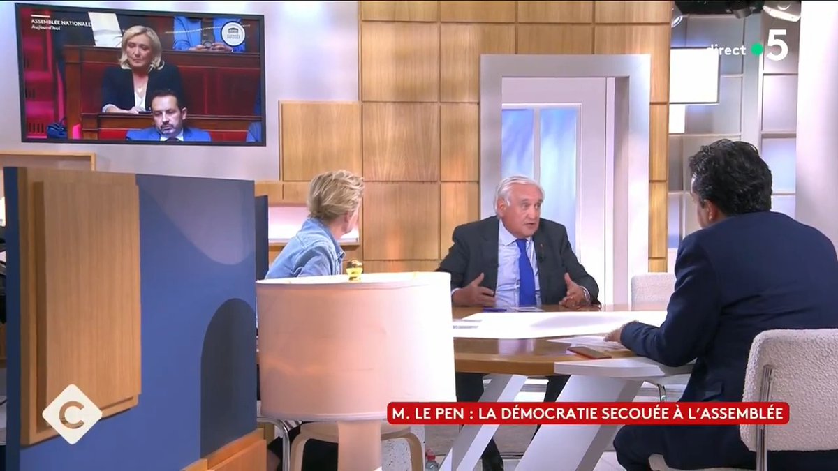 🔴 Condamnation de Marine Le Pen : "Je ne fais pas partie de ceux qui sont dans une très grande tristesse aujourd’hui. La loi, on n'est pas obligé d’être d’accord avec elle, mais on est obligé de la respecter. Il n’y a pas de discussion." Jean-Pierre Raffarin réagit dans #CàVous