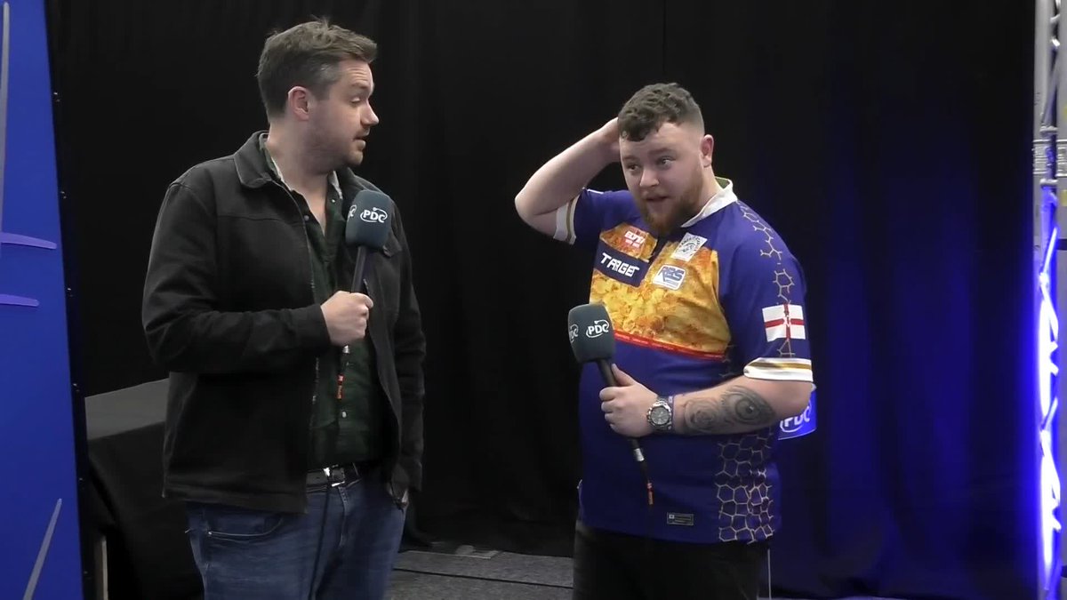 🗣️ "I'm just thankful I can play darts, I want to prove myself at the majors now." Josh Rock reflects on his sfirst Players Championship success of 2025, following his 8-4 victory over Cameron Menzies in Leicester! #PC10