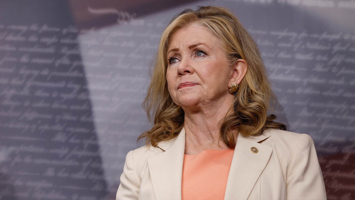 Sen. Sen. Marsha Blackburn (R-TN) sounds off on the targeted Tesla attacks and reacts to a man's post on TikTok urging people to "shoot at ICE agents on sight" on Varney & Co..