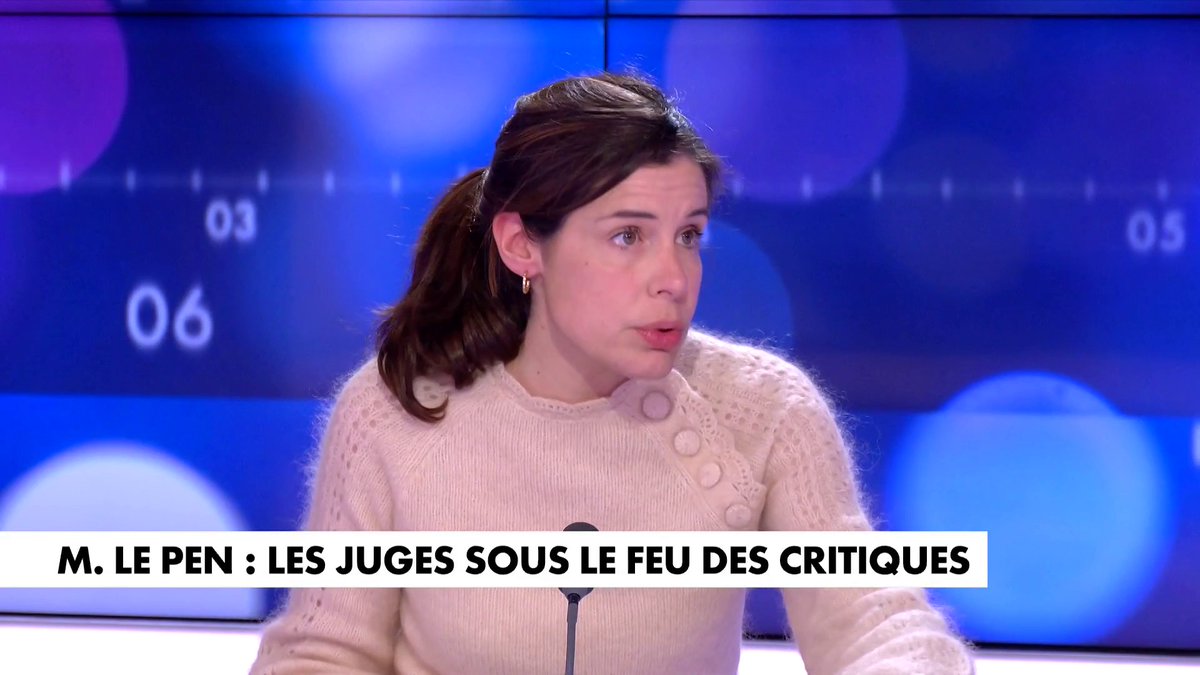 «Tout le reste de l'année, les magistrats défendent l'individualisation de la peine», s'étonne Charlotte d'Ornellas, journaliste, en réaction à la condamnation de Marine Le Pen à cinq ans d’inéligibilité, dans #Facealinfo