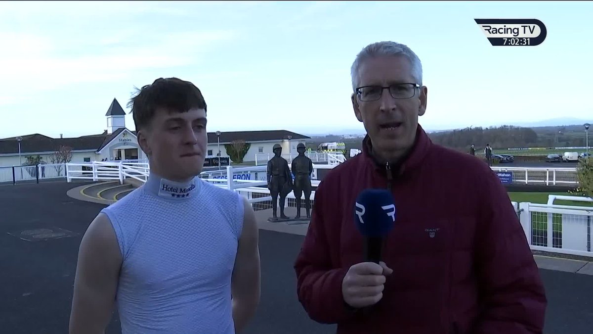 🗣️"You just have to keep your head down and keep working away." It's been a red-letter day for Daniel King, who has ridden a 56.5/1 treble Limerick Races