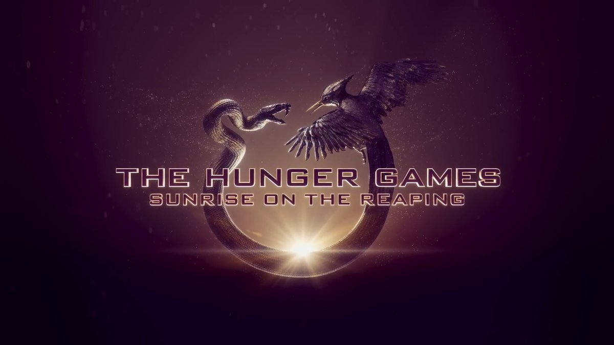 Official animated logo for 'The Hunger Games: Sunrise on the Reaping'