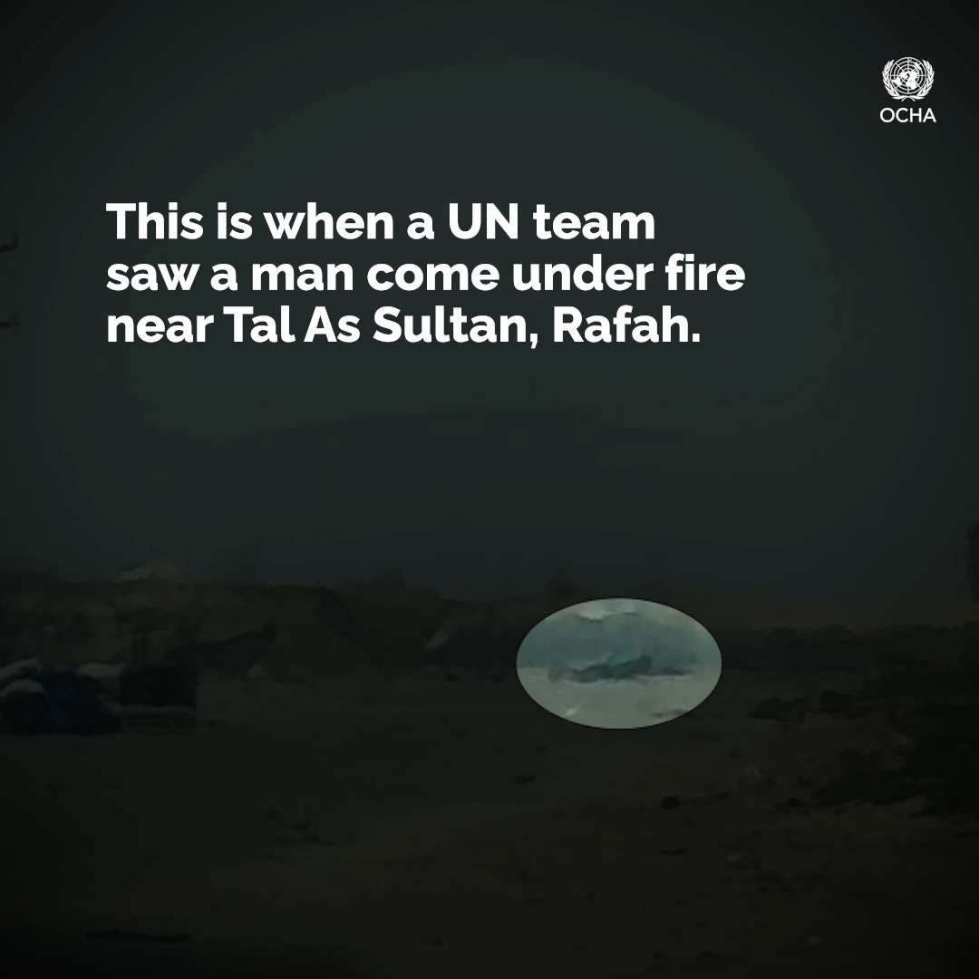 ⚠️⚠️⚠️ Tens of thousands of civilians are fleeing Rafah under gunfire. #Gaza continues to be one of the most dangerous places in the world. The entry of aid has been blocked for nearly a month. Humanitarians must be allowed to deliver assistance.