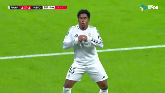 Vinicius'tan trivela asist, Endrick'ten aşırtma gol! Brezilya çetesi Real Madrid'i ayakta tutuyor... 🇧🇷 Toplam skor: 2-1