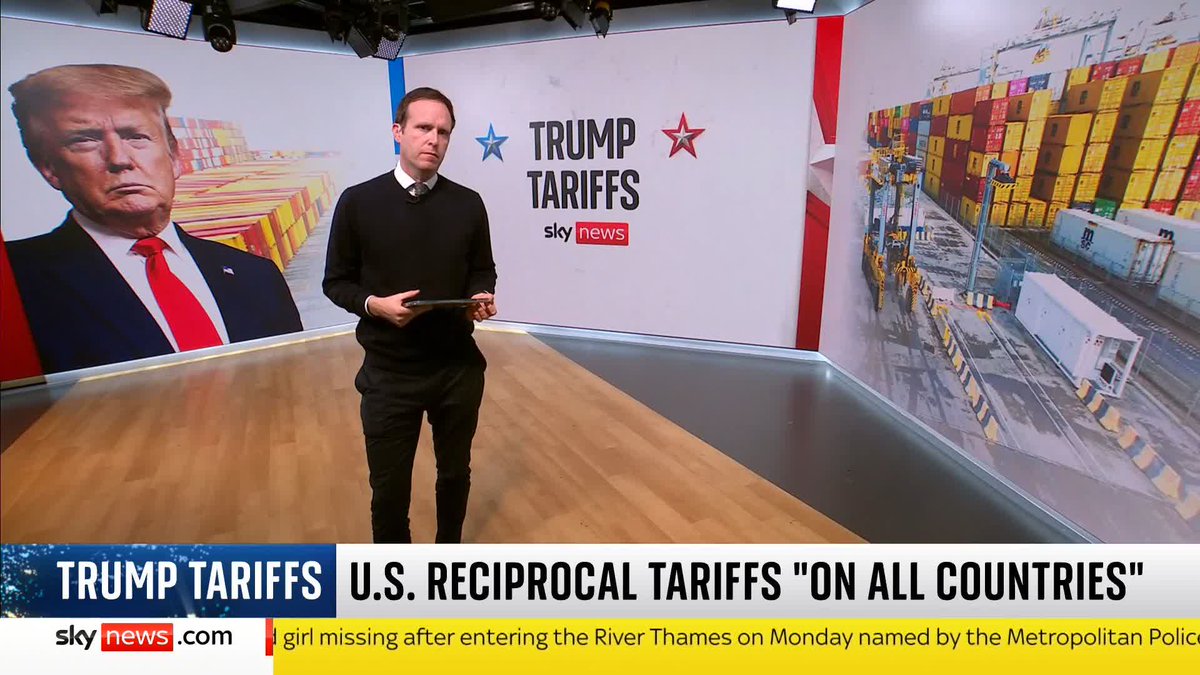 "What will happen next? No one knows." Ed Conway looks ahead to Donald Trump's 'Liberation Day' and attempts to predict what we can expect from US reciprocal tariffs. 📺 Sky 501, Virgin 602, Freeview 233 and YouTube