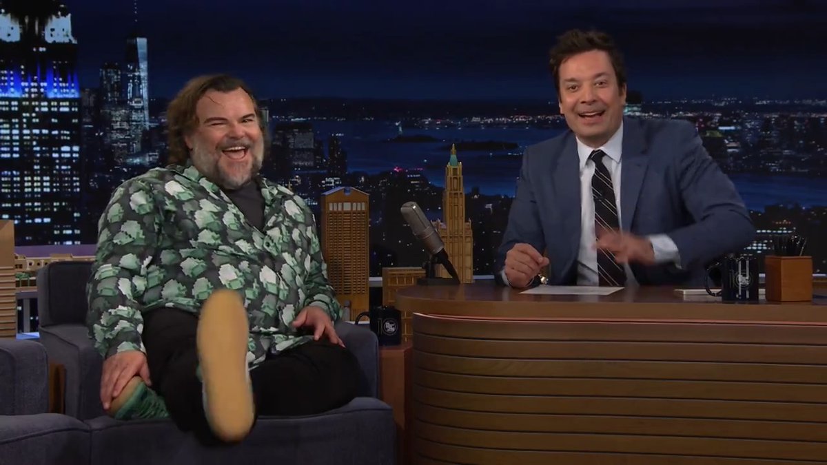 .Jack Black’s first role was in an Atari ad for Pitfall! #FallonTonight