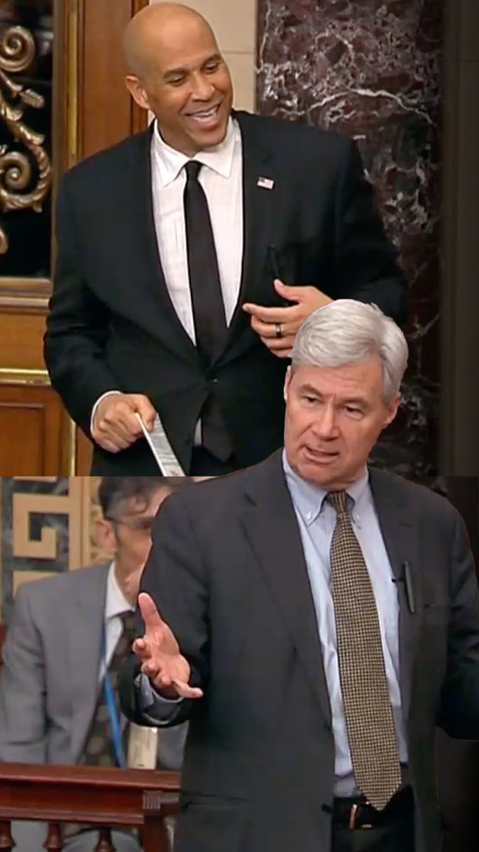 I joined Sen. Cory Booker during his historic speech to ask a few questions. First, at hour 17, how are you holding up?