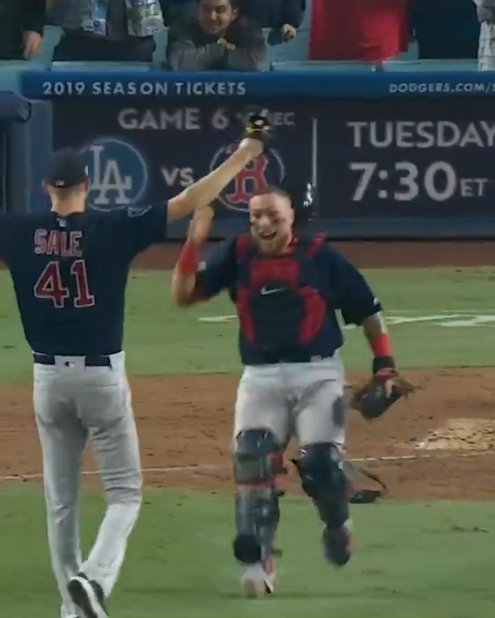 Chris Sale is pitching at Dodger Stadium tonight for the first time since...