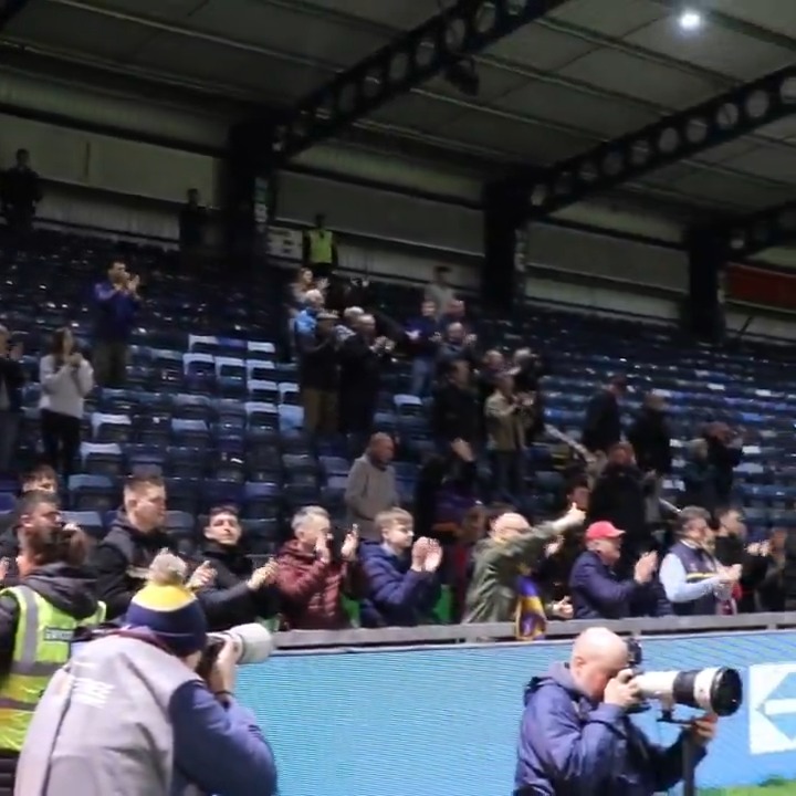 143 heroes in the away end tonight ๐ Have a safe journey home ๐ โช๏ธ๐ #Salop