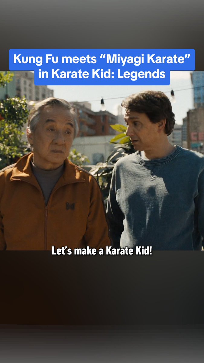 Jackie Chan's Mr. Han and Ralph Macchio's Daniel LaRusso team up to teach Ben Wang's Li Fong "Miyagi Karate" in the new trailer for Karate Kid: Legends.