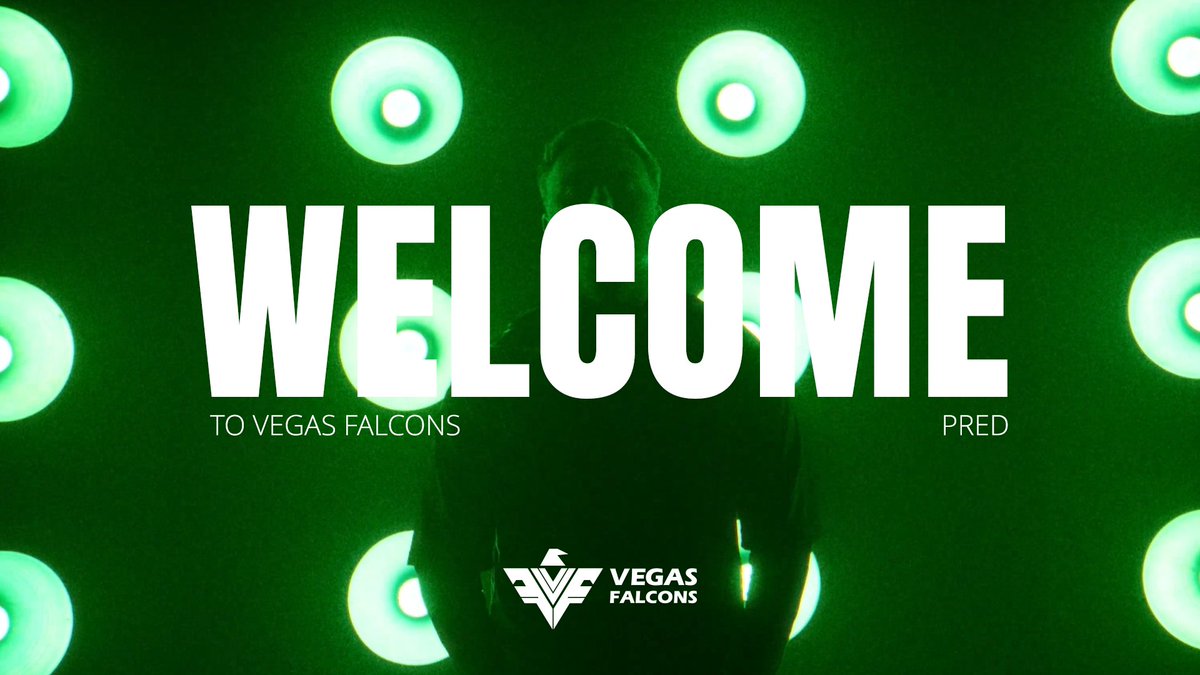 A World Champion has arrived in Vegas. It’s time to make a statement. Welcome, Pred 🦅💚