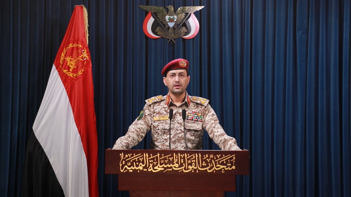 بيان القوات المسلحة اليمنية بشأن استهداف حاملة الطائرات الأمريكية "ترومان" وعددا من القطع الحربية المعادية في البحر الأحمر بعددٍ من الصواريخ المجنحة والطائرات المسيرة في اشتباك هو الثالث خلال 24 ساعة الماضية - 02 أبريل 2025م