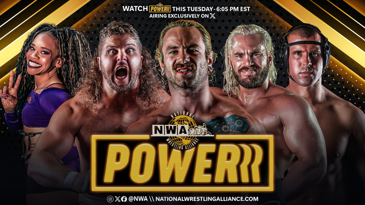 It's 6:05e! It's time for WRESTLING! It's time for NWA POWERRR! It's the FINAL first round match in the Dane Memorial Title Tournament! Plus, an EMPTY ARENA MATCH!