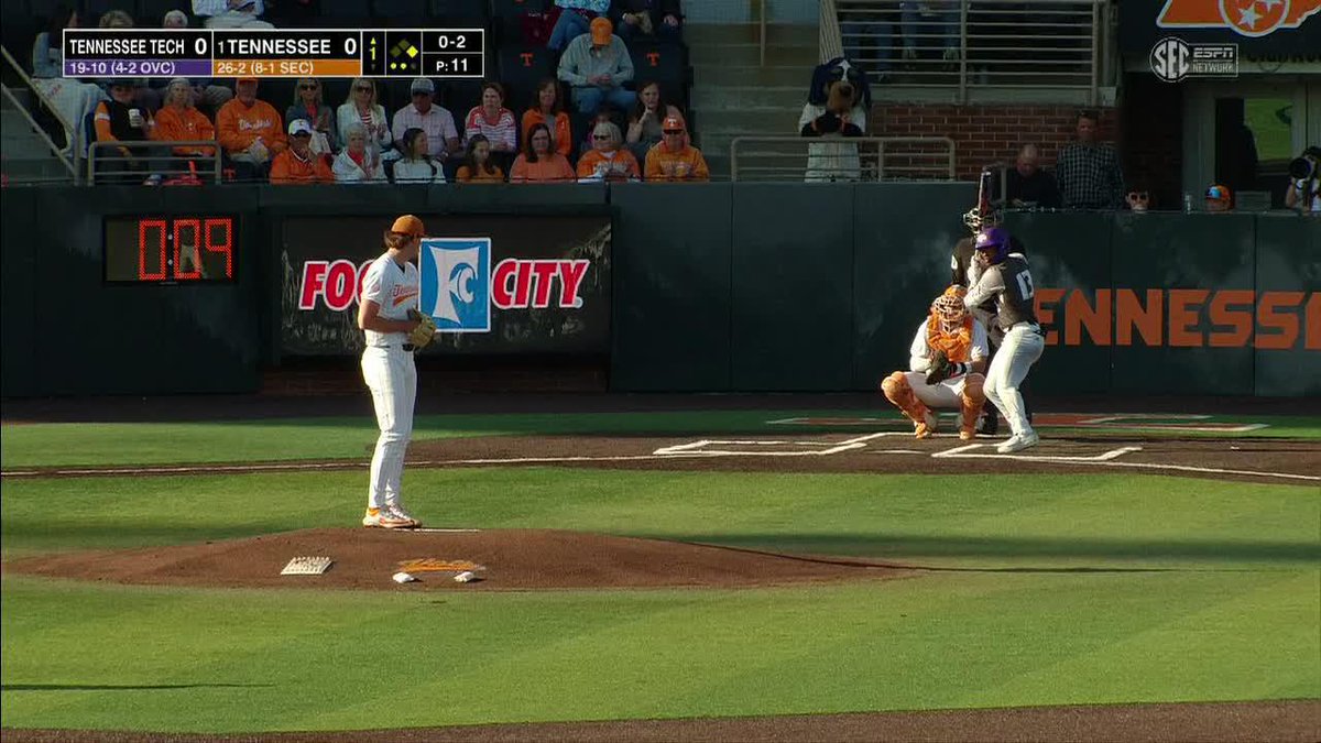 Pair of Ks for AJ in a scoreless first! 📺 (SECN+) #GBO // #BeatTTU