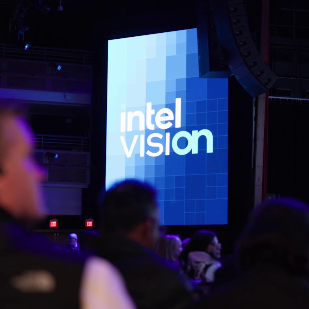 What an incredible start at #IntelVision 2025. 🎆 Looking forward to more inspiration, conversations, and news. Catch up on #Intel Vision 2025: