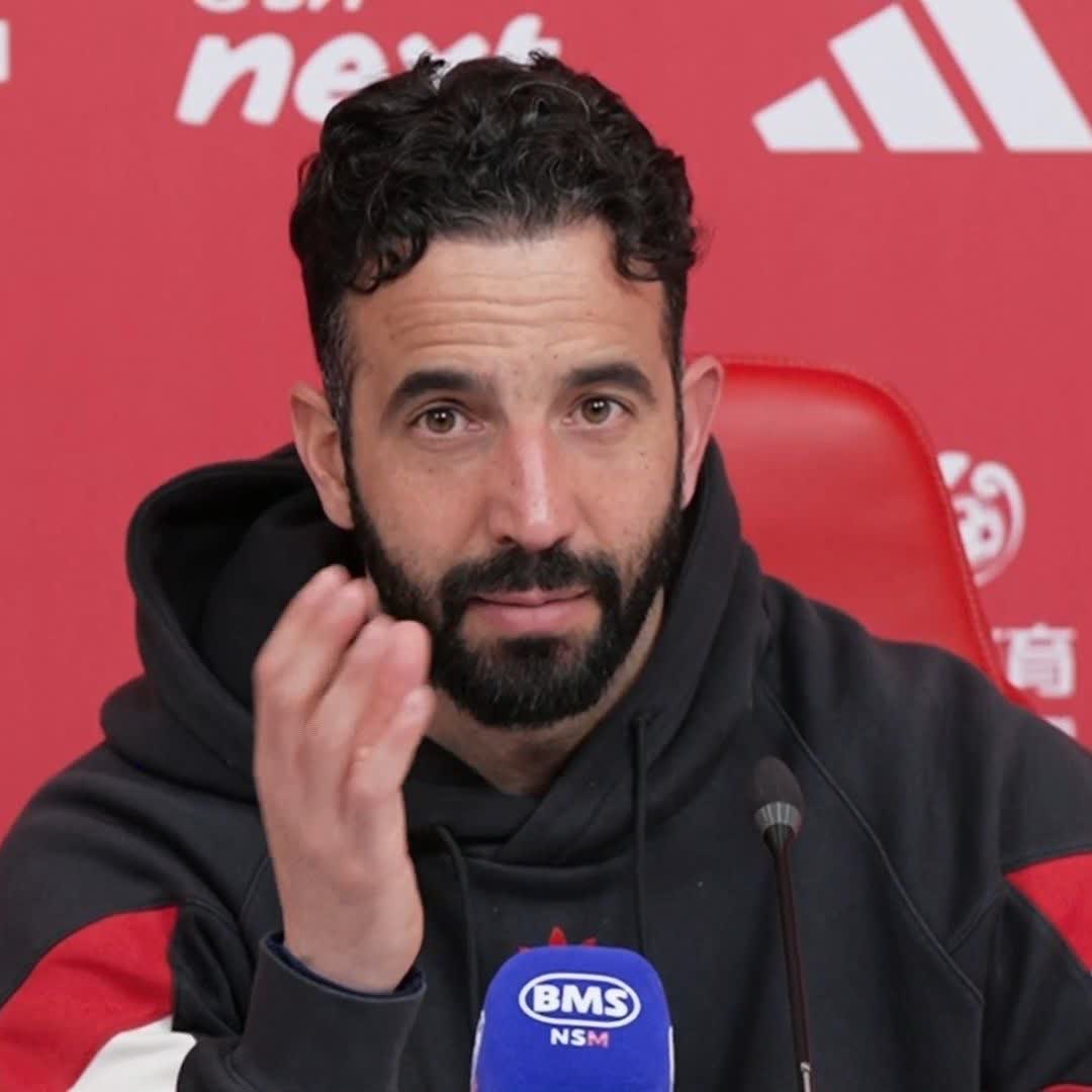 "Sometimes the pressure [of playing for Man United] is too big" 😳 Ruben Amorim on why players such as Elanga and Rashford are performing better away from Manchester United 📈