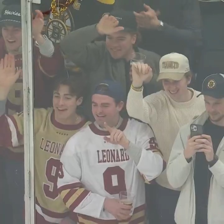From Amherst. Played college hockey at BC. Debuting in Boston against the Bruins. Give the scriptwriters all the awards for this one.