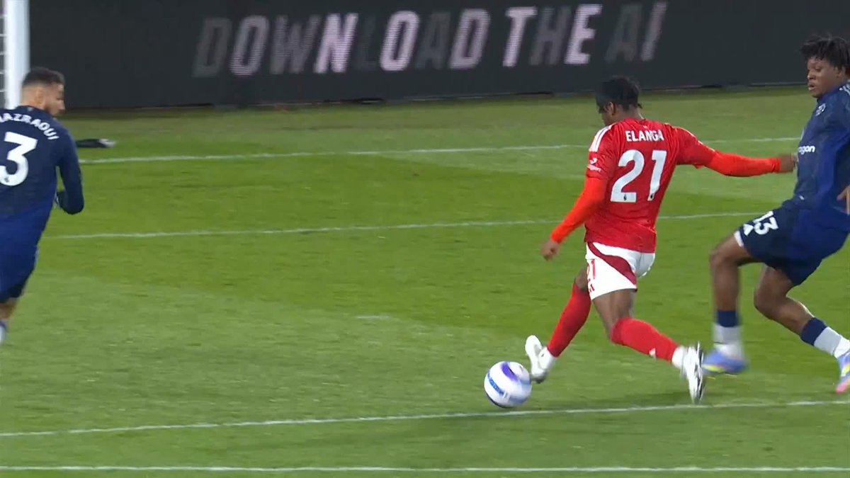 Incredible solo effort from Elanga against Manchester United 👏