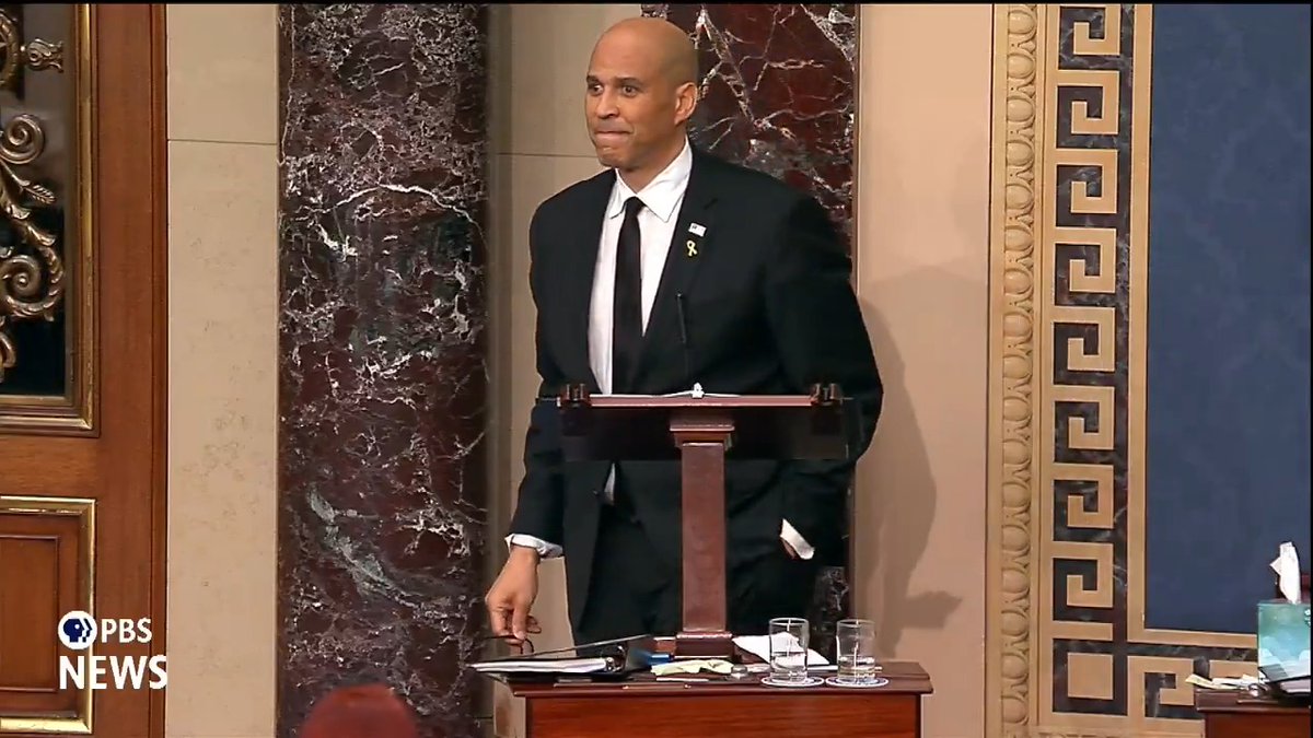 WATCH: Sen. Cory Booker has broken the record for the longest U.S. Senate speech. Booker's marathon speech breaks the previous mark held by the late Sen. Strom Thurmond and his filibuster against the Civil Rights Act of 1957 that stretched for 24 hours and 18 minutes.