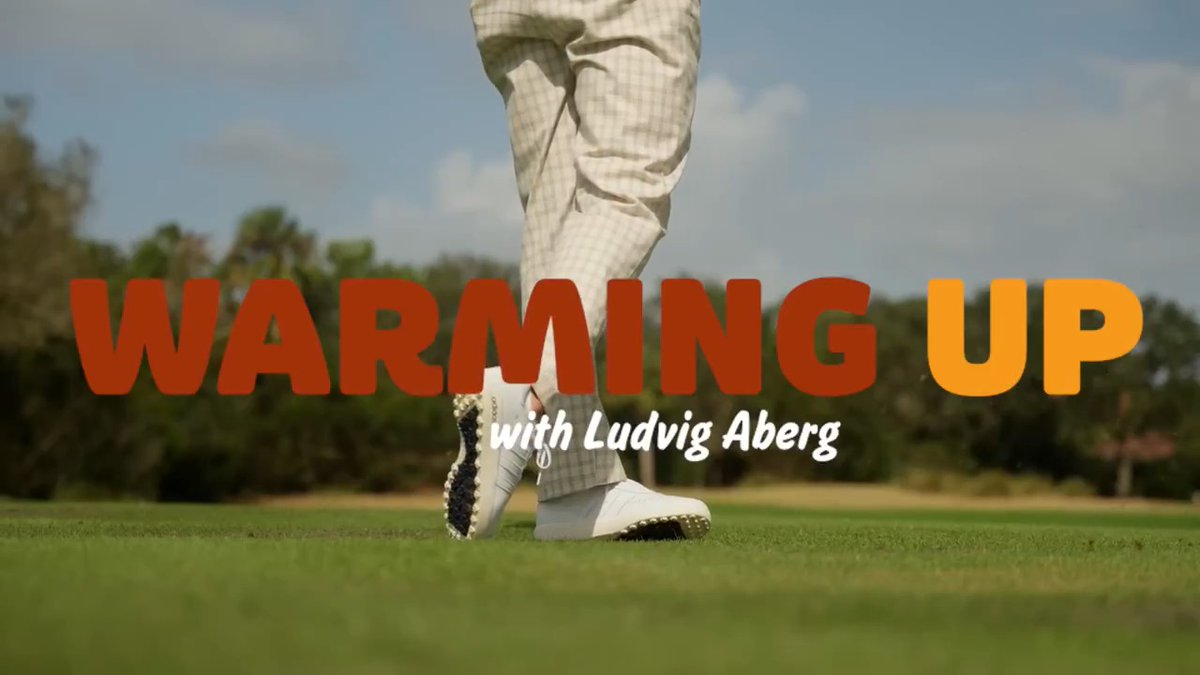 Warming Up with Ludvig Åberg, full 30 minutes: