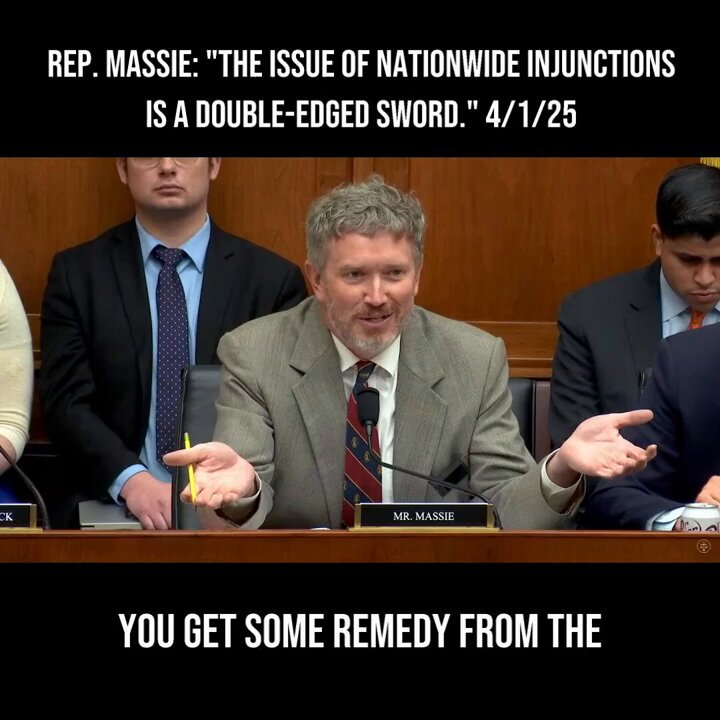 In the House Judiciary GOP 🇺🇸🇺🇸🇺🇸 Committee today, we held a hearing examining judicial overreach by federal judges. I reminded my colleagues that if we would just exercise our power of the purse and our authority to make law, we could render these court rulings moot.