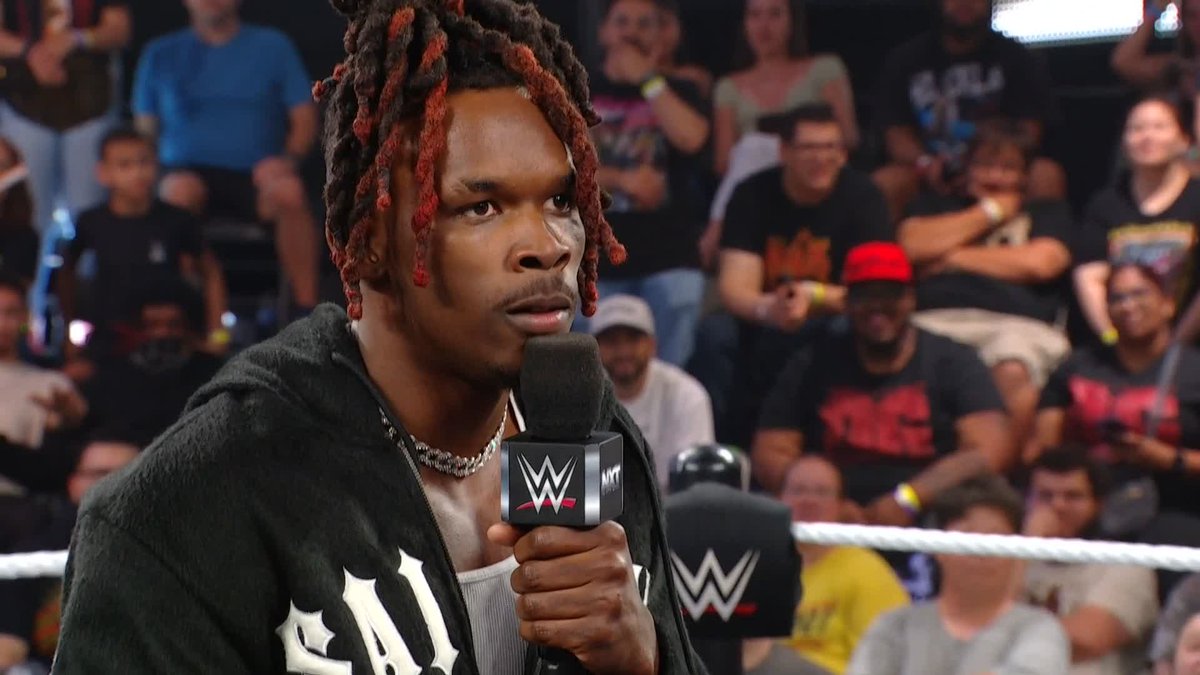 "I don't need to break out of somebody's shadow to get to that number one spot." Oh JeโVon Evans went there... ๐ฌ #WWENXT