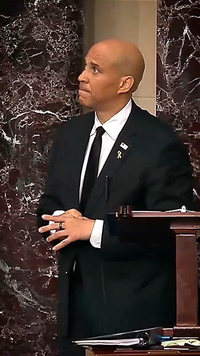 Thank you, Senator Booker. America is so proud of you.