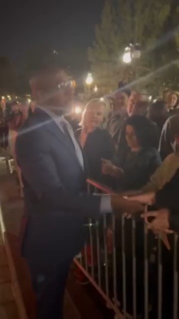 Spoke to some folks who were cheering Cory on tonight.