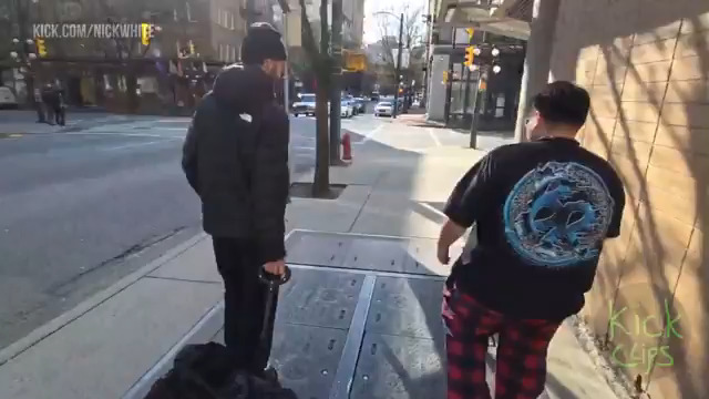 Nick White, Sweatergxd and Sam Bond were handing out care packages to the homeless in Vancouver when they passed someone who had overdosed! 🤯 They called 911, and the person survived.