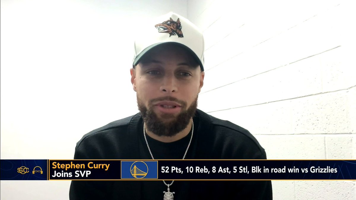 "I picked the right sport to do for a living." Steph Curry talks about his golf game with Scott Van Pelt 😂