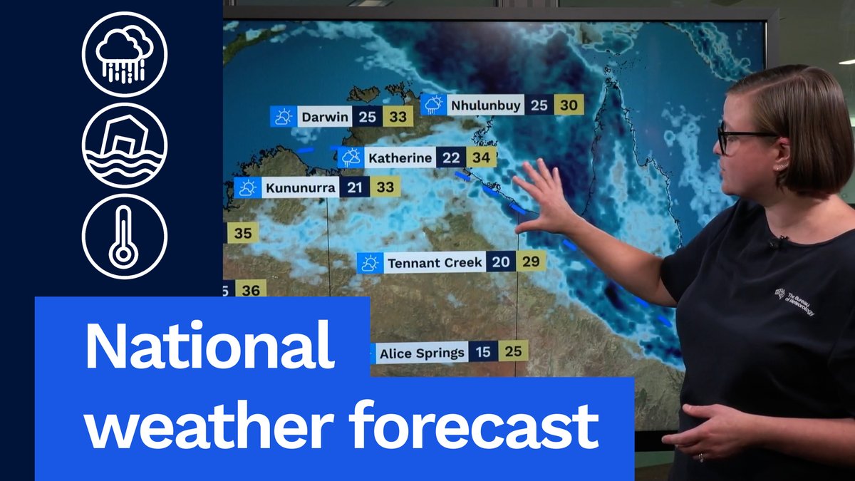 National Weather Forecast: Rain in north-east Australia, with showers for parts of the south. Video current: 2:30pm AEDT 2 April 2025. Latest forecasts and warnings: or the BOM Weather app.
