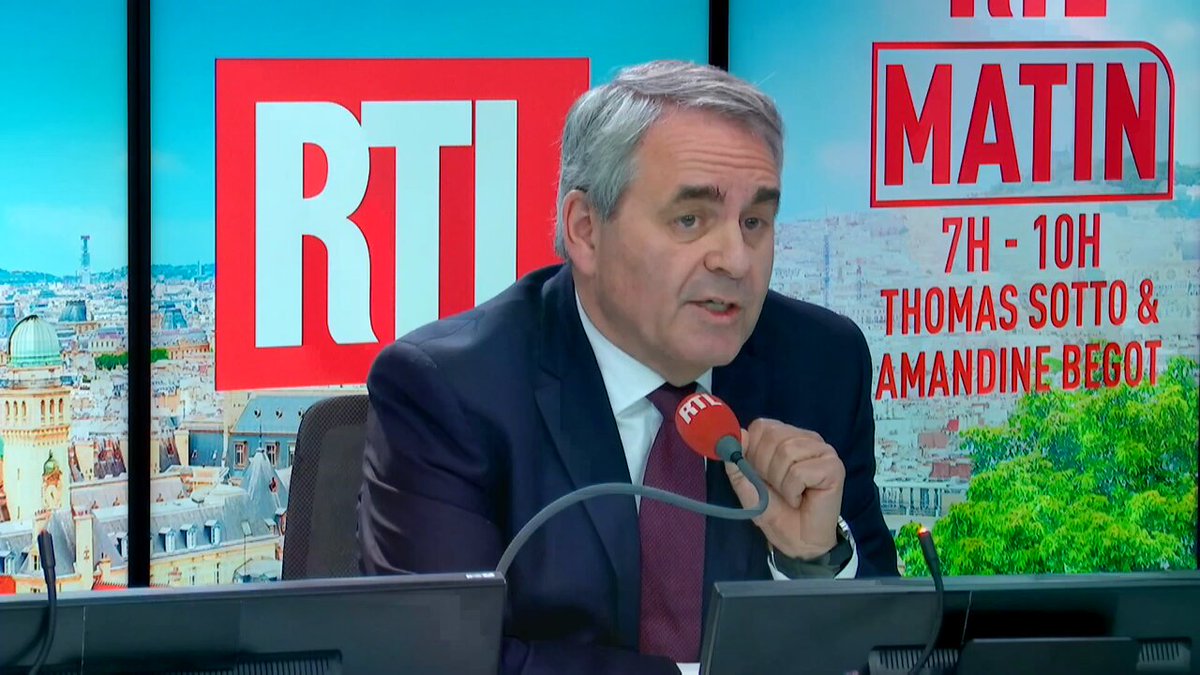 Proposition de loi pour supprimer l'exécution provisoire : "Une loi pour contourner la justice" Xavier Bertrand dans #RTLMatin avec Thomas Sotto