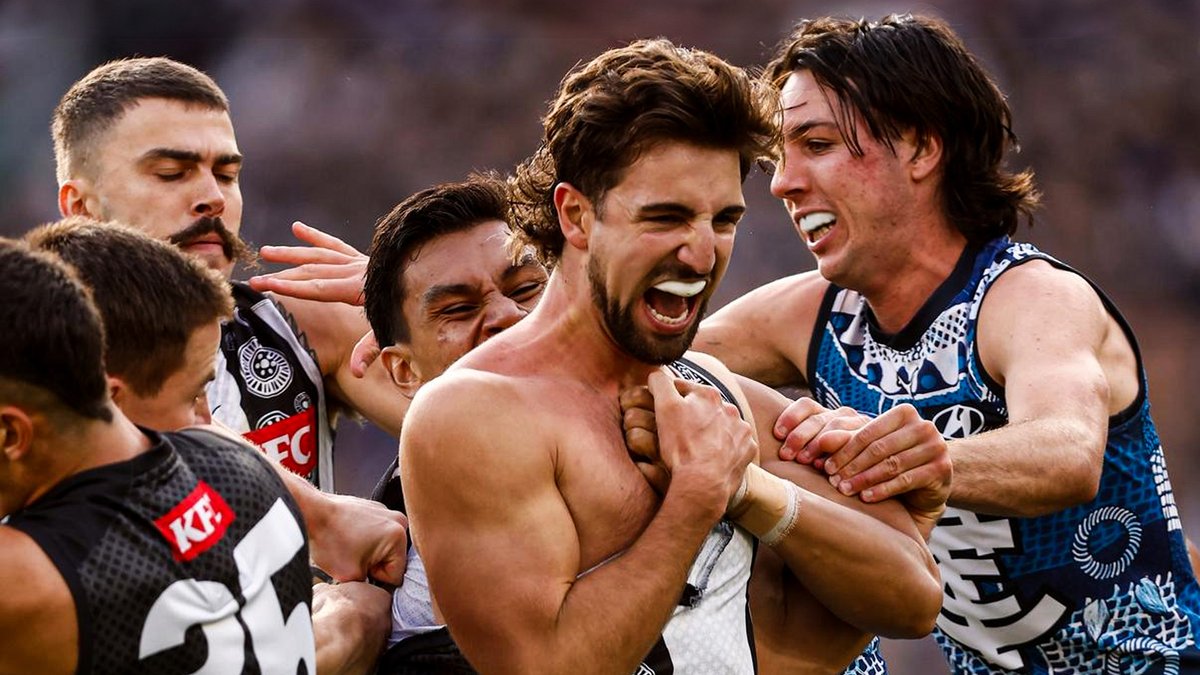 Collingwood. Carlton. A rivalry forged in blood, sweat and over a century of animosity 😤 Tomorrow night, a new chapter is written.