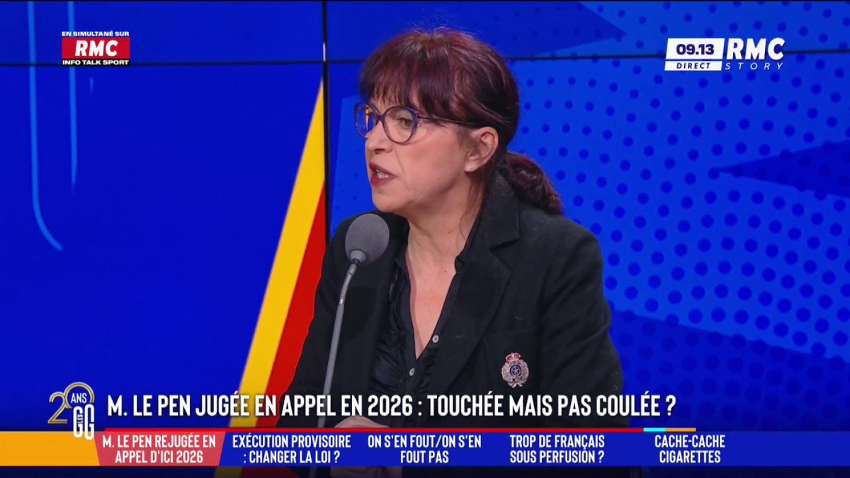 🧑‍⚖️ Marine Le Pen jugée en appel d’ici « l’été 2026 » : "Son comportement me choque." 🗣️ Elina DUMONT, : "Le RN, c'est le parti de l'ordre et elle n'appelle même pas au calme. Elle devrait se montrer responsable. J'ai retrouvé la Marine Le Pen d'il y a 10 ans." #GGRMC