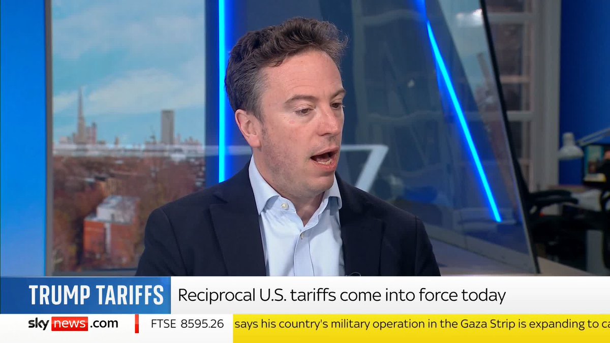 Sky's Sam Coates Sky calls Donald Trump's so-called liberation day as a 'piece of theatre' with the UK expected to 'play a role'. 📺 Sky 501, Virgin 602, Freeview 233 and YouTube