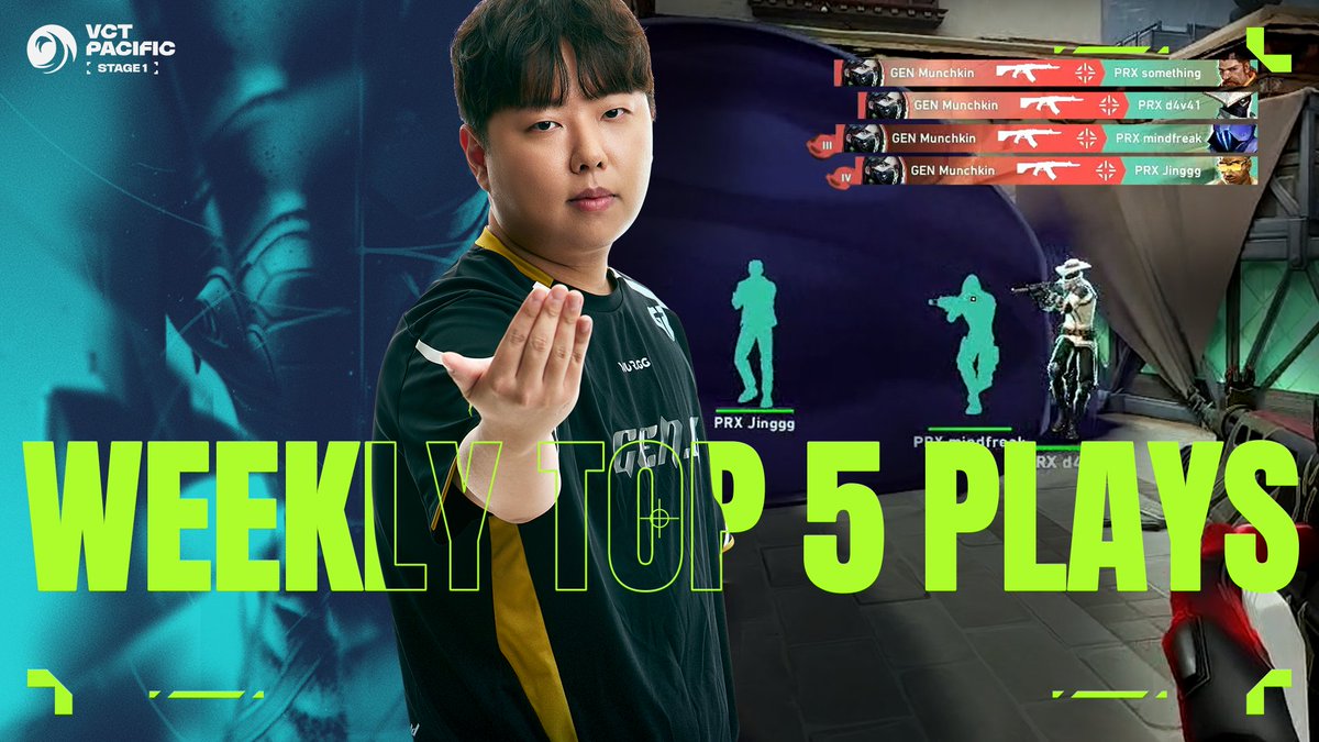 All the best plays from Week 2. Don’t miss the Weekly Top Plays from #VCTPacific Stage 1!