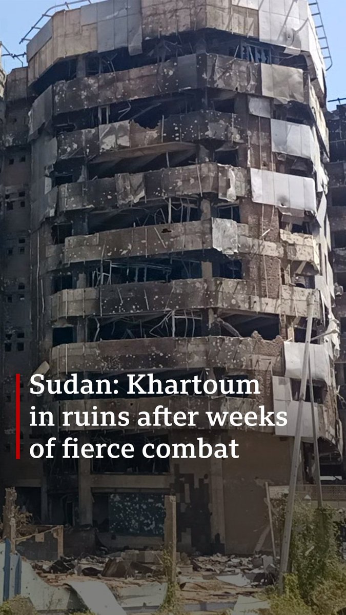 Khartoum lies eerily quiet after weeks of intense urban combat. A BBC team entered the city days after Sudan’s army recaptured it from the RSF, ending a six-month offensive. Once Sudan’s commercial hub, Khartoum is now a burnt-out shell.