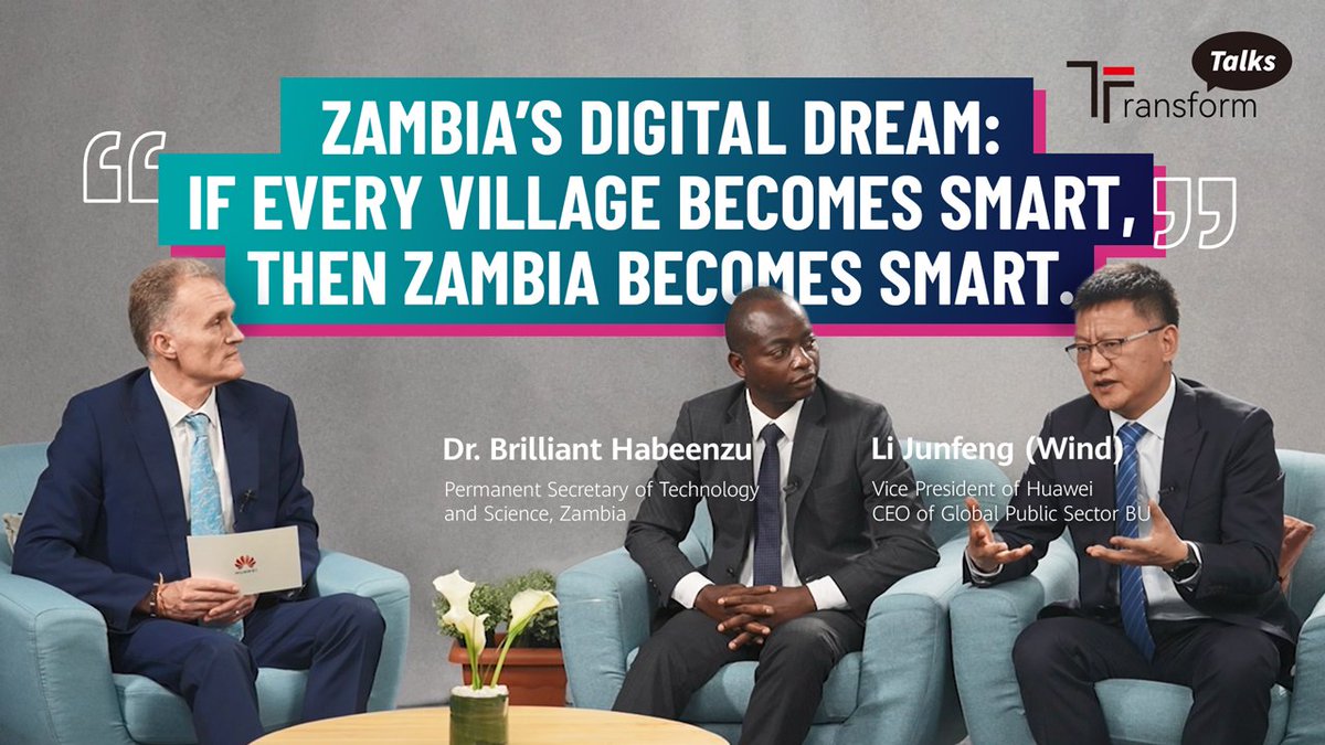From rural villages to smart hubs! Successful national digitalization means constant adaptation. It requires the integration of connectivity, smart technology, and reliable electric power. And in Zambia, tech partner #Huawei is on hand to help. From solar-powered schools in Muchila to RuralStar connectivity, the Zambia-Huawei partnership is bridging the digital divide. Watch #TransformTalks from #MWC25 in Barcelona: #ThisIsHuawei