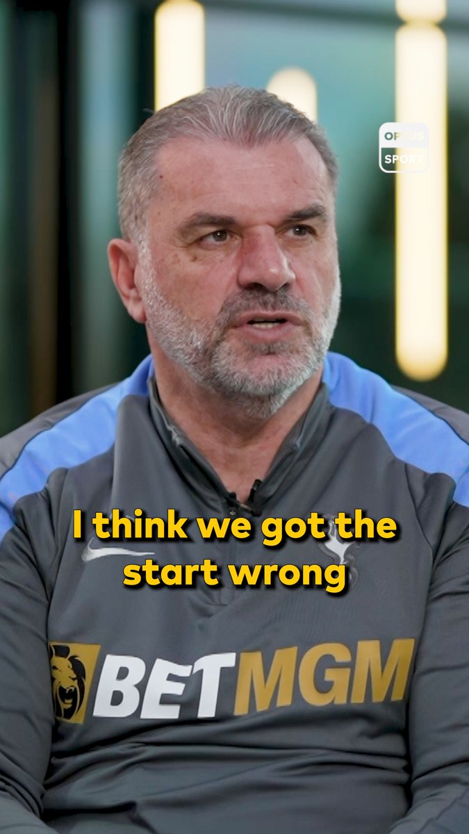 🚨🎙️ Ange Postecoglou admits he attacked the start of the season with too much force and the domino effect of so many matches and losing players to injury has hurt #thfc's season. | Optus Sport