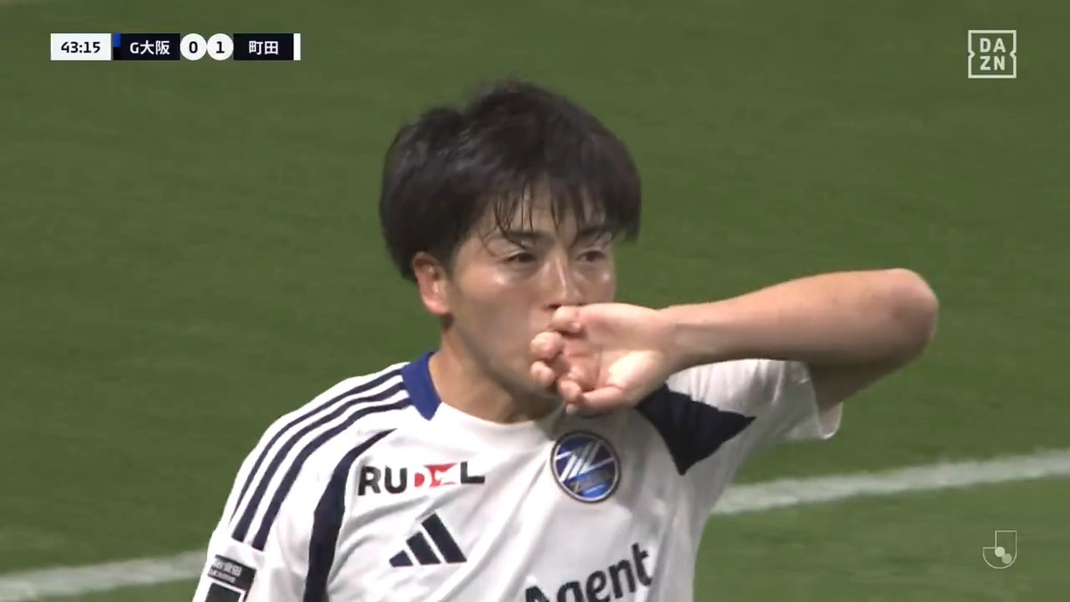 鮮やかな先制ゴール 均衡を破った #相馬勇紀 の右足 GKの逆を突く絶妙な直接FKが炸裂！ 🏆明治安田J1リーグ第8節 🆚G大阪×町田 📺#DAZN ライブ配信 #Jみようぜ #Jリーグ #G大阪町田