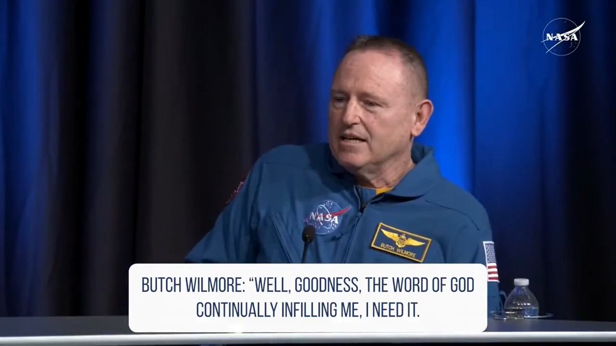 Astronaut Butch Wilmore says that watching church services every week while he was stuck in space for 9 months is what sustained him. He said, “The Word of God continually infilling me—I need it.” He’s absolutely right, and we all need it! Watch...