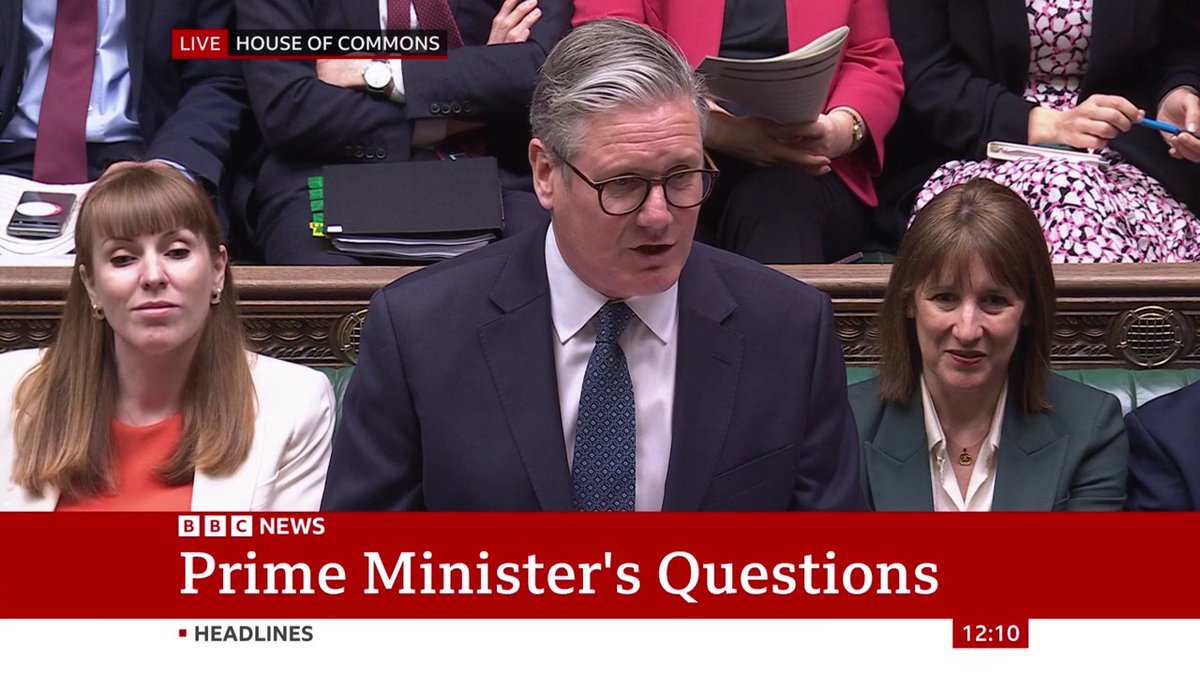 Kemi Badenoch asks the PM to explain what the government is doing to protect the UK from possible US tariffs Keir Starmer says the government are taking a calm pragmatic approach and "keeping our feet on the ground" #PMQs