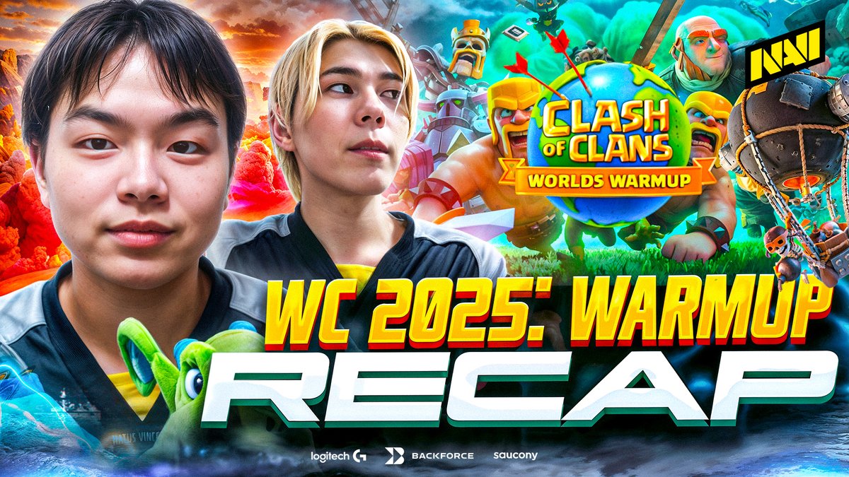 The NAVI Clash of Clans roster, fresh off their victory at Worlds Warmup 2025, shared which matches were the toughest for them and talked about their current in-game meta and season goals. 📹 #CoC #navination