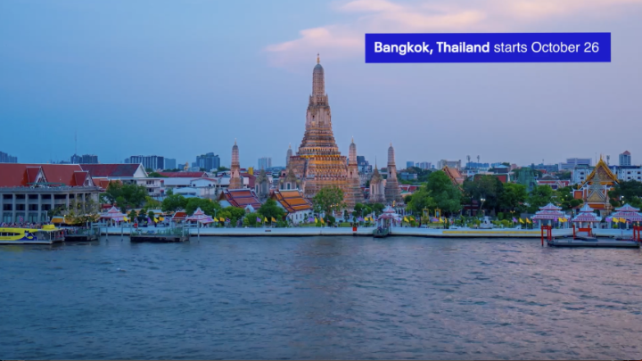 We’re officially checking in… and adding 3️⃣ new dots to our map in the Pacific. Please welcome: Bangkok, Thailand Ho Chi Minh City, Vietnam Adelaide, Australia PLUS, we’re adding a 2nd daily flight from San Francisco to Manila, Philippines.