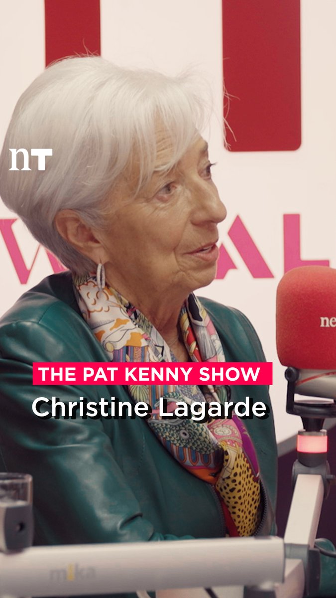 'We should not be exclusively focused on what is happening in the US, we should focus on the strength that we have at home.' Christine Lagarde on Pat Kenny Newstalk