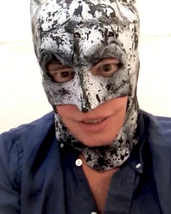 In his final Instagram video, Val Kilmer donned Batman's cowl.