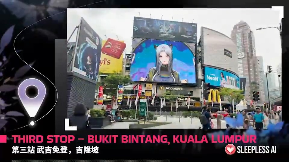 $AI COMPANIONS EVERYWHERE : Third stop, Bukit Bintang, Kuala Lumpur.
