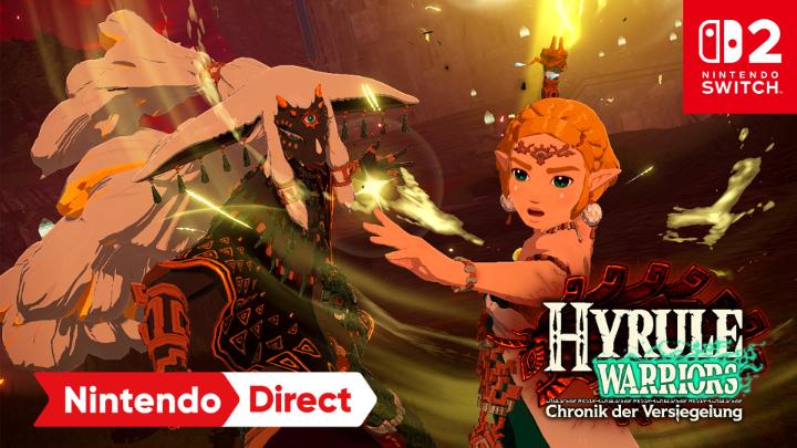 Erlebt die epischen Schlachten des Versiegelungskrieges hautnah in #HyruleWarriors: Chronik der Versiegelung – diesen Winter exklusiv für #NintendoSwitch2 erhältlich.